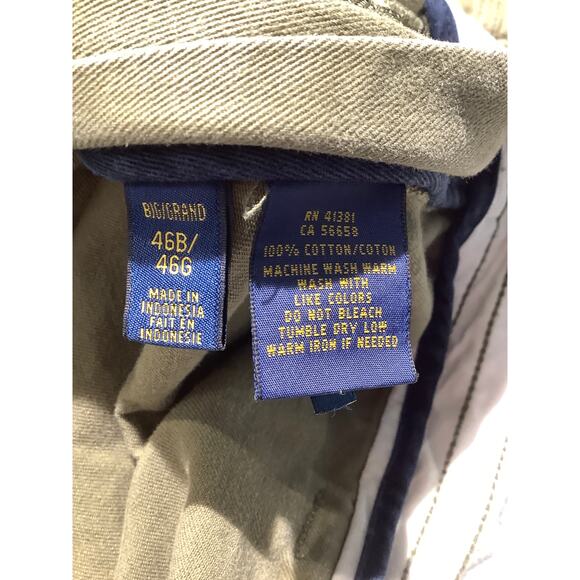 Polo Ralph Lauren Men’s Olive Cargo Shorts Size 46B – Classic, Chino, Outdoor - Picture 4 of 8